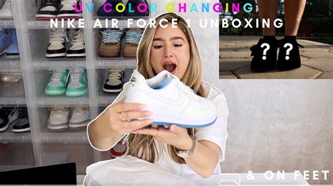 UNBOXING NIKE AIR FORCE 1 “UV COLOR CHANGING” 